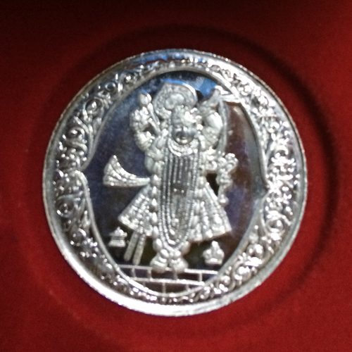 Lord Vishnu Silver Coin