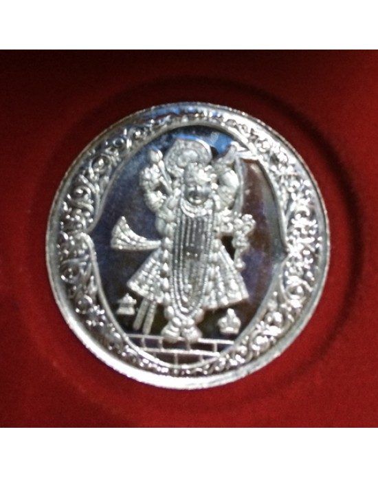 Lord Vishnu Silver Coin